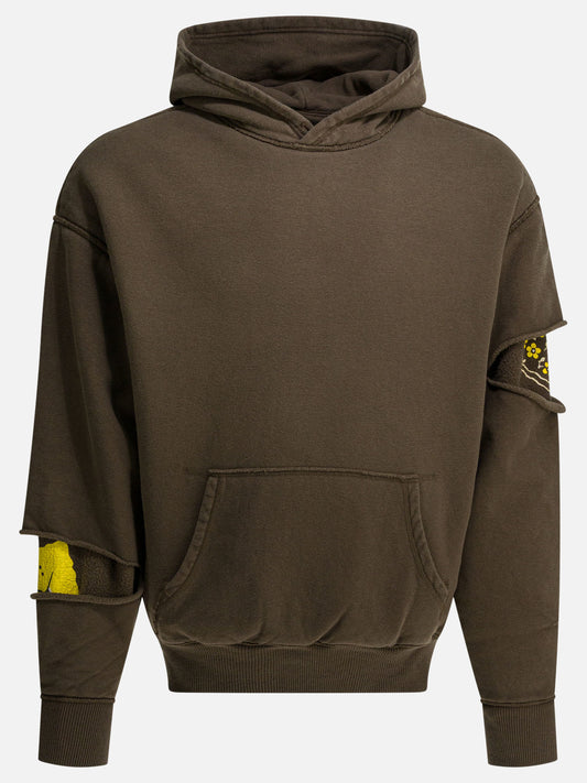 Hoodies Solid colour  Brown - KAPITAL Men | PDP | VIETTI Online Store 
