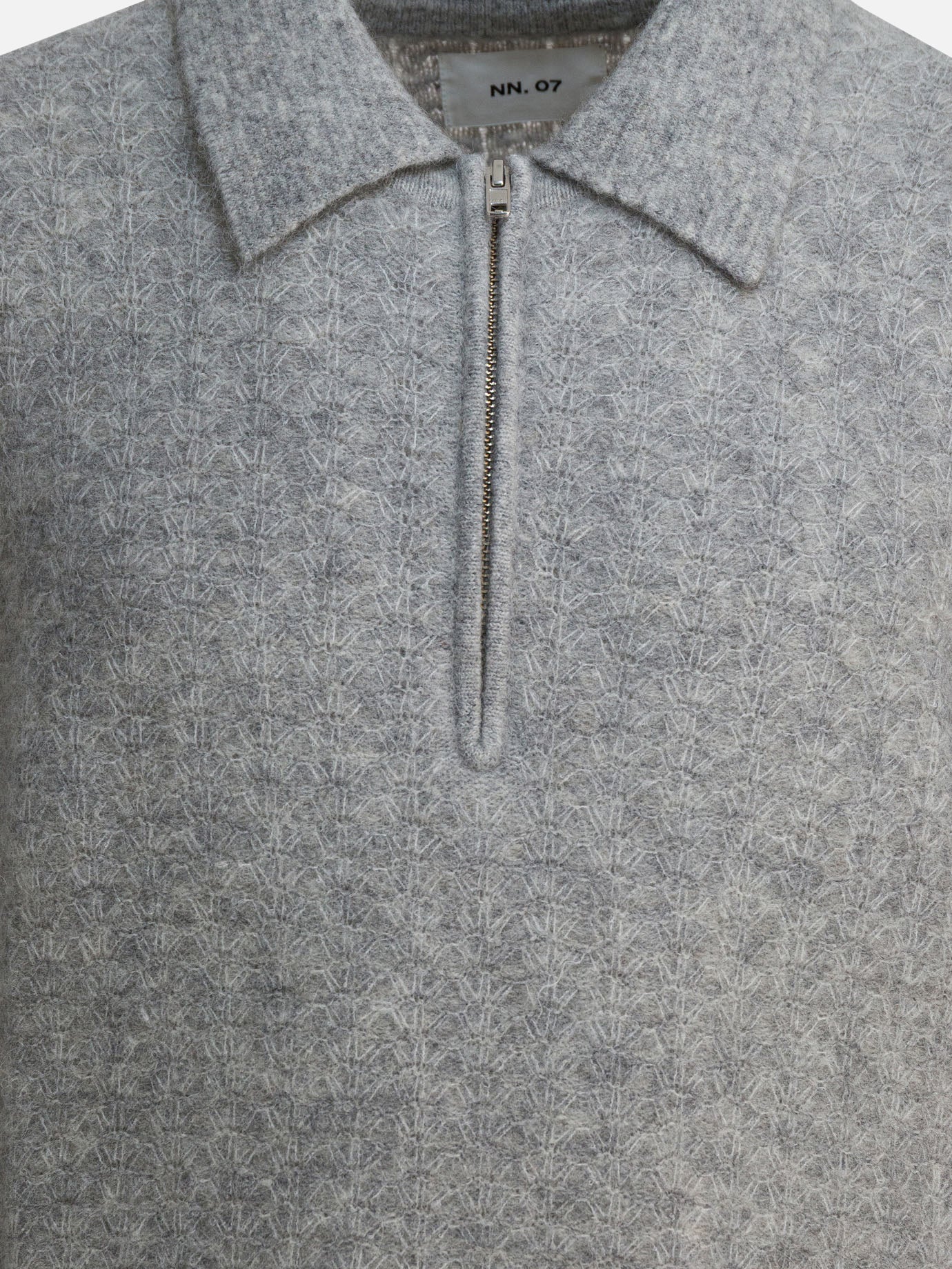 Polo sweater Solid colour  Grey - NN.07 Men | PDP | VIETTI Online Store | thumbnail_3