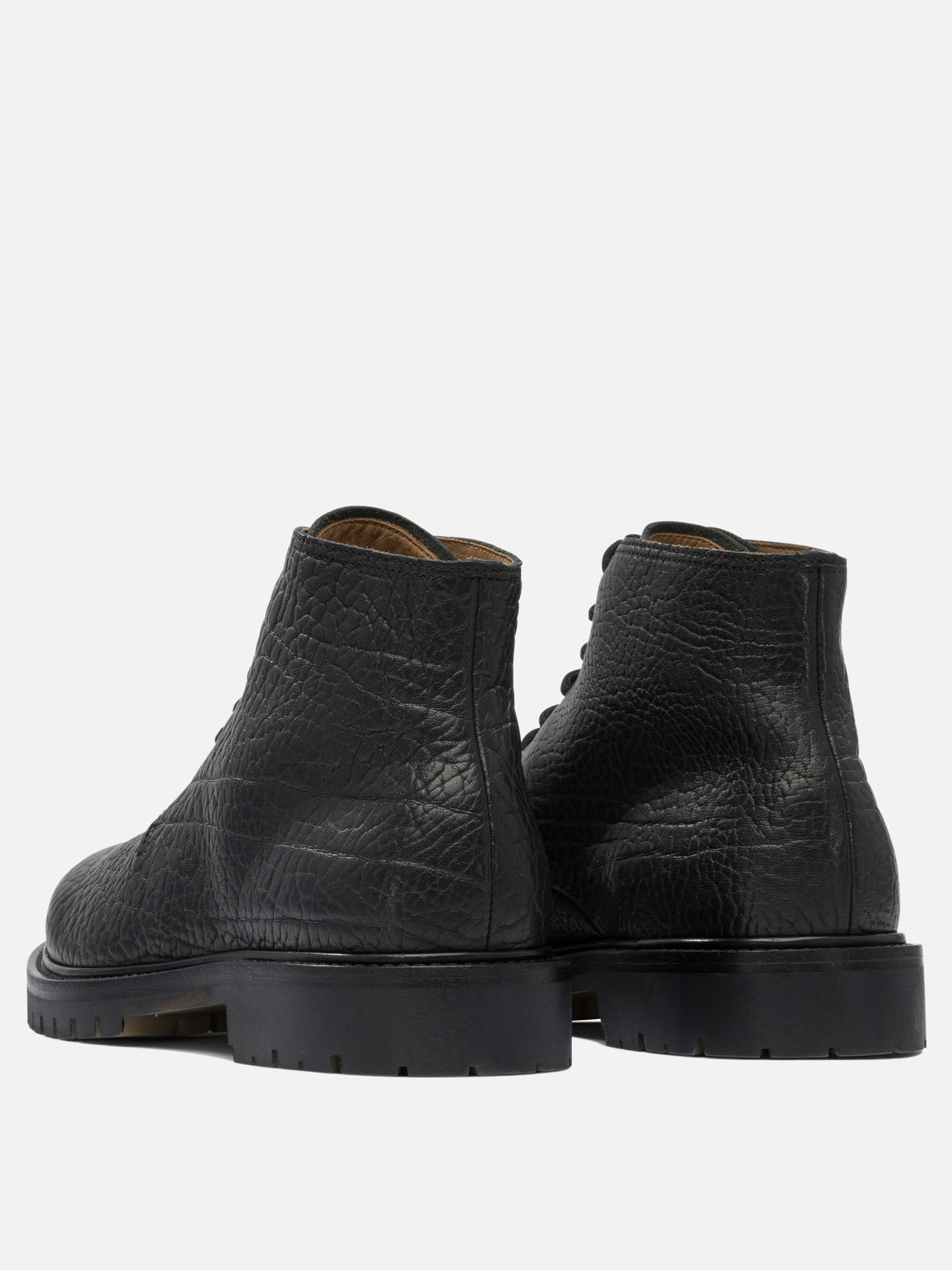 Lace-up boots 100% leather - 100% rubber  Black - Officine Creative Men | PDP | VIETTI Online Store | Zoom-Modal_4
