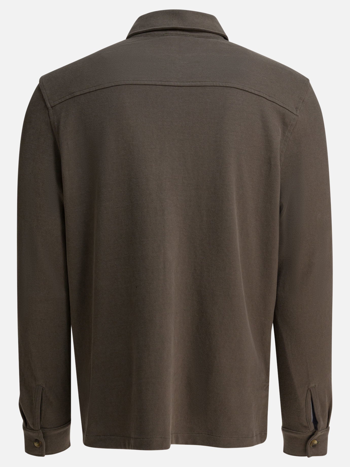 Overshirt jackets Solid colour  Brown - Vince Men | PDP | VIETTI Online Store | Zoom-Modal_2
