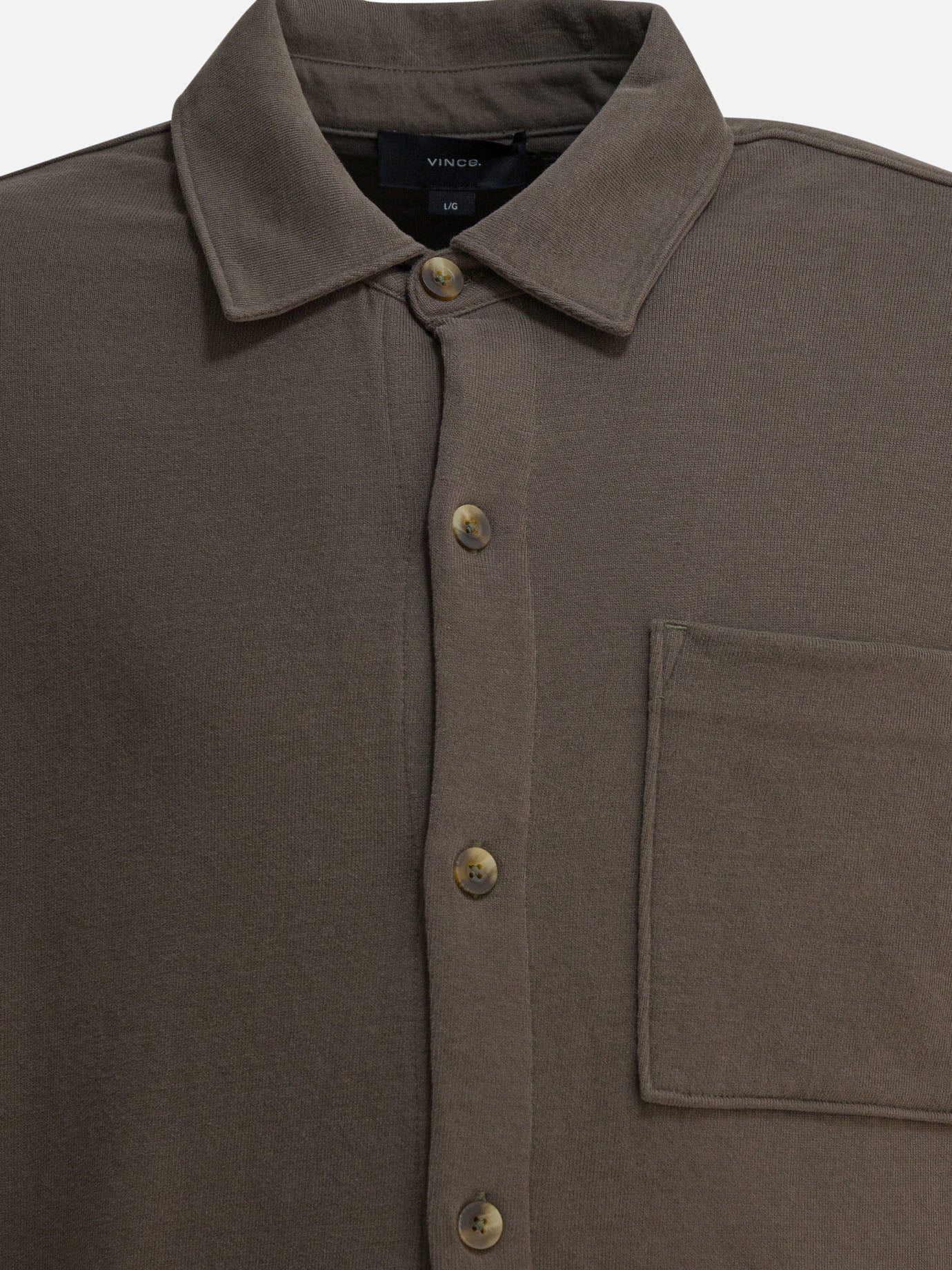 Overshirt jackets Solid colour  Brown - Vince Men | PDP | VIETTI Online Store | Zoom-Modal_3
