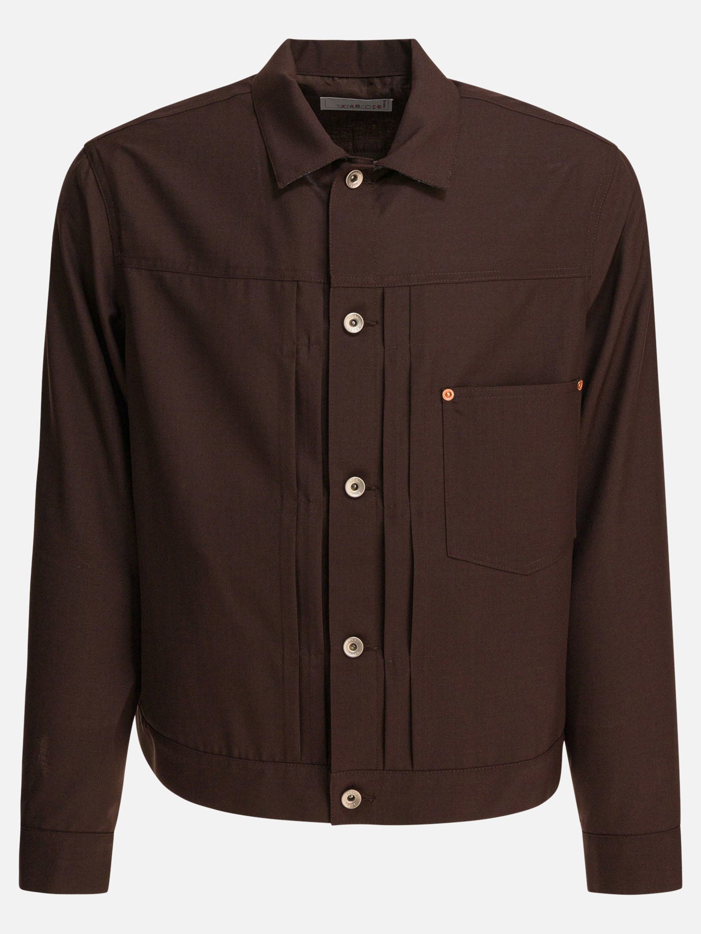 Overshirt jackets Solid colour  Brown - Sacai Men | PDP | VIETTI Online Store | thumbnail
