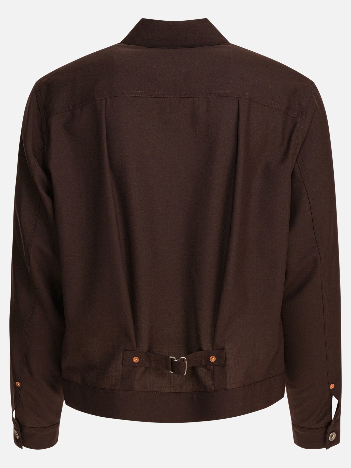 Overshirt jackets Solid colour  Brown - Sacai Men | PDP | VIETTI Online Store | Zoom-Modal_2

