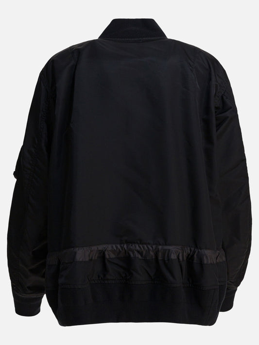 Bomber jackets Solid colour  Black - Sacai Women | PLP | VIETTI Online Store | 2
