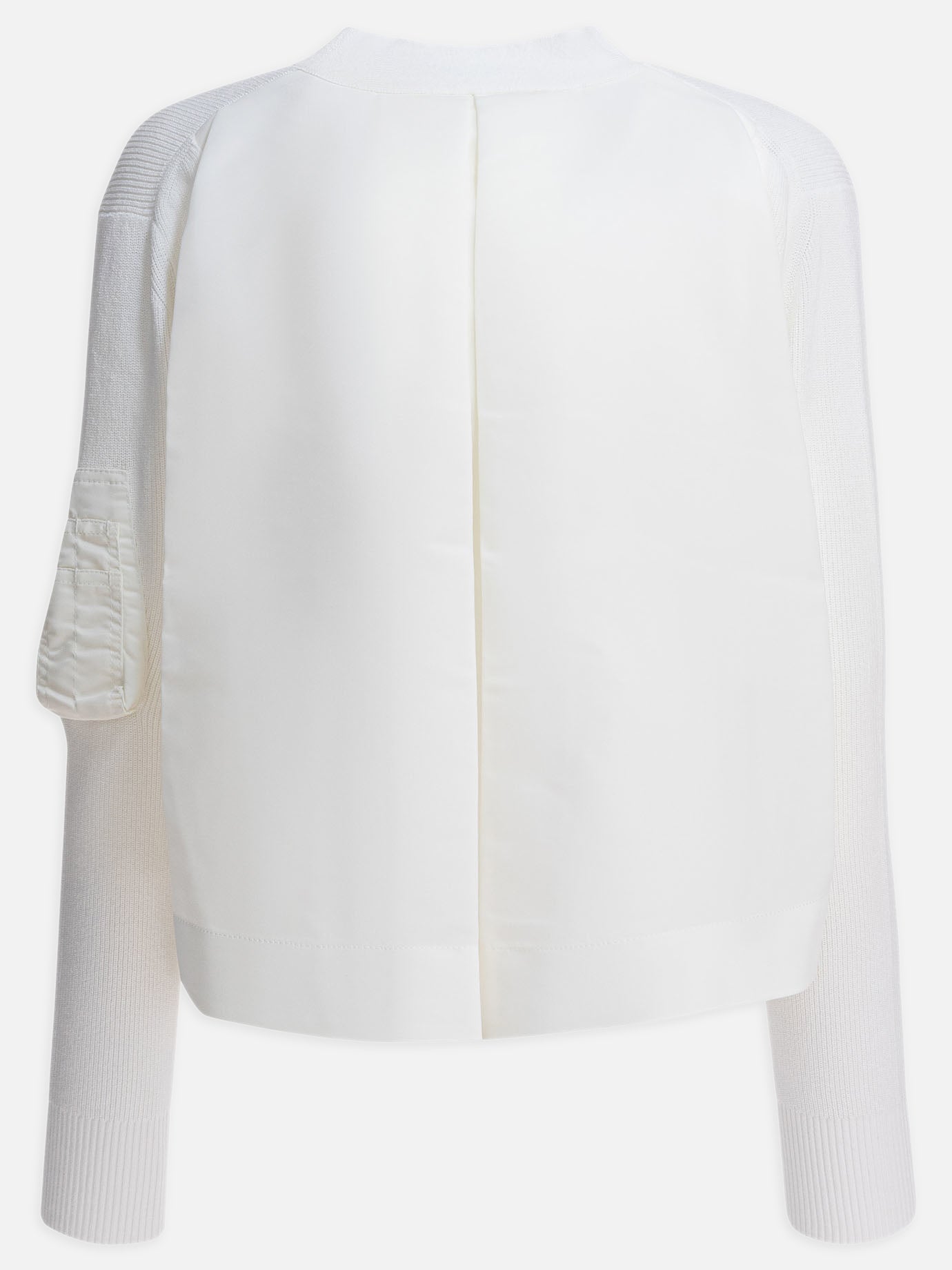 Cardigans Solid colour  White - Sacai Women | PDP | VIETTI Online Store | Zoom-Modal_2
