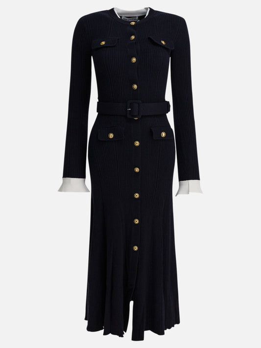 Midi dresses Solid colour  Blue - Self-portrait Women | PLP | VIETTI Online Store 
