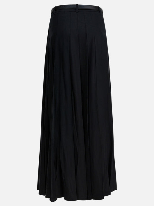 Long skirts Solid colour  Black - Self-portrait Women | PLP | VIETTI Online Store | 2
