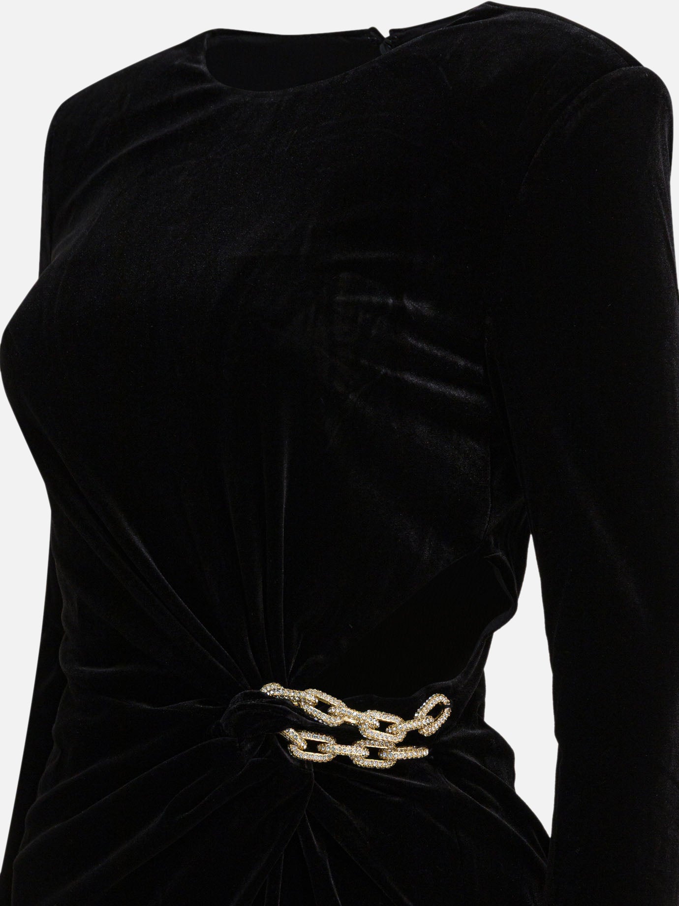 Mini dresses Solid colour  Black - Self-portrait Women | PDP | VIETTI Online Store | thumbnail_4