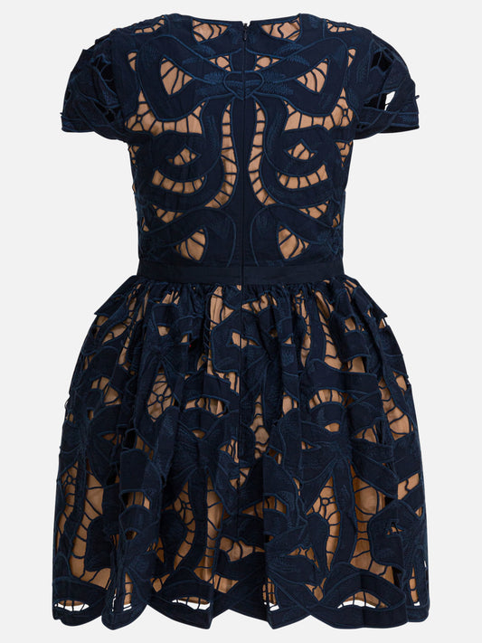 Mini dresses Solid colour  Blue - Self-portrait Women | PLP | VIETTI Online Store | 2
