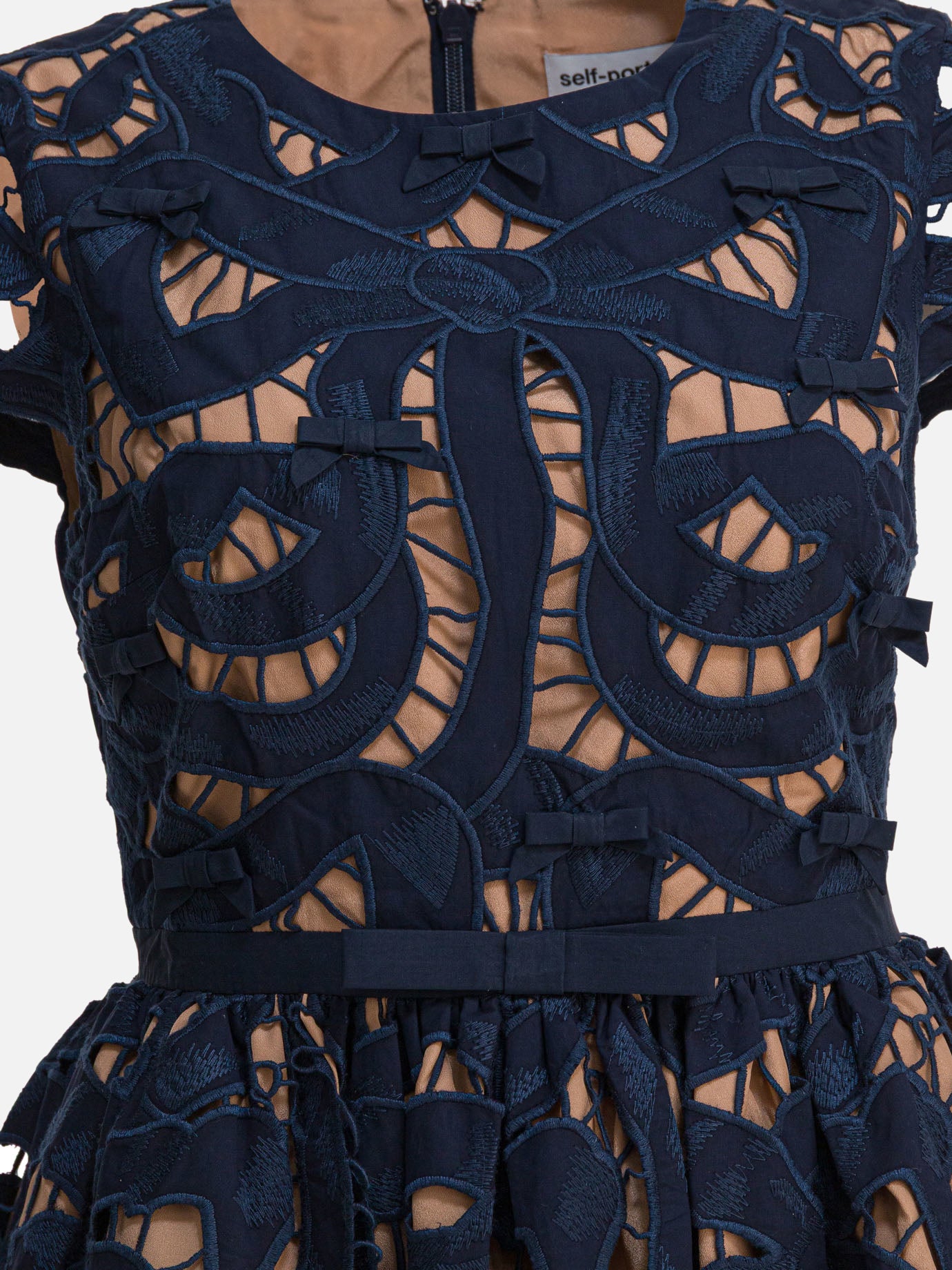 Mini dresses Solid colour  Blue - Self-portrait Women | PDP | VIETTI Online Store | Zoom-Modal_5
