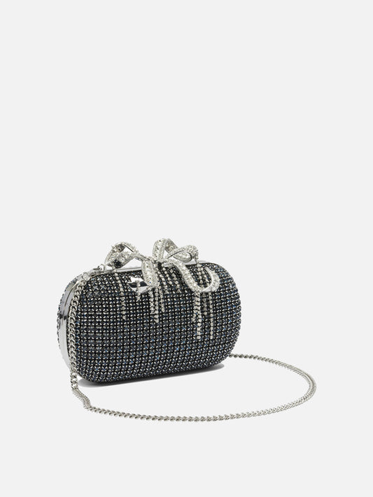 Minaudiere 100% crystals  Blue - Self-portrait Women | PDP | VIETTI Online Store | 2
