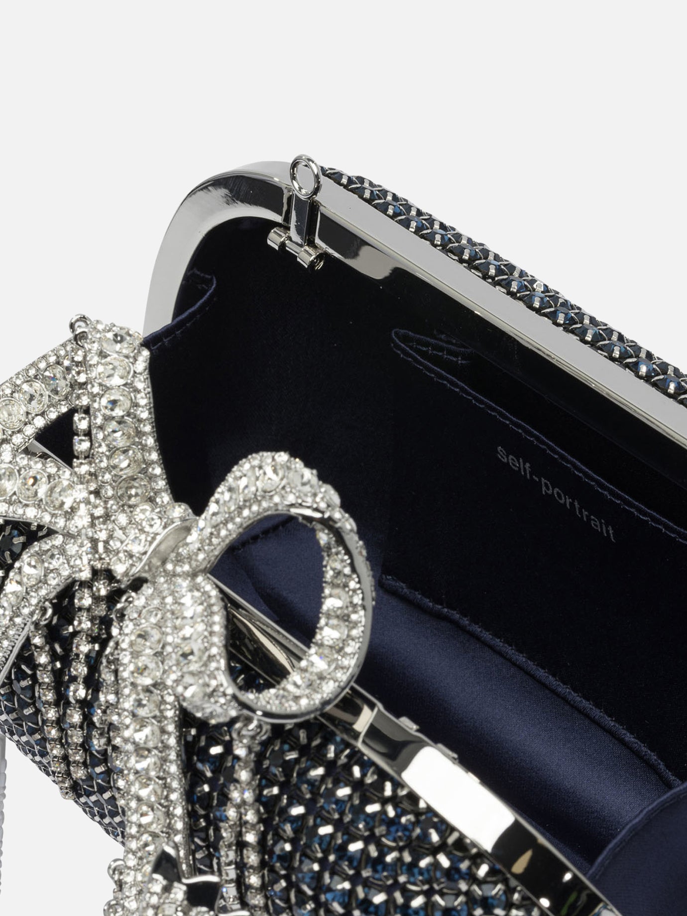 Minaudiere 100% crystals  Blue - Self-portrait Women | PDP | VIETTI Online Store | Zoom-Modal_5
