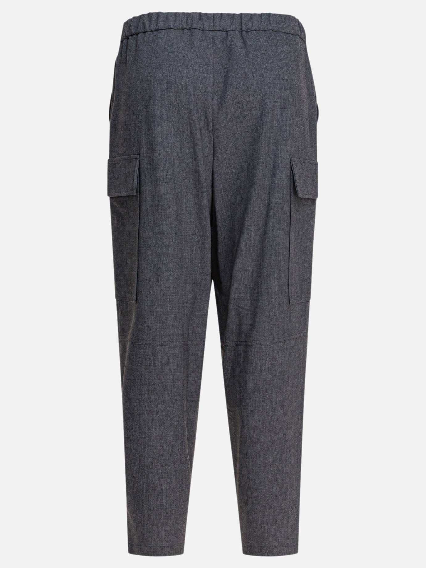 Cargo & parachute trousers Solid colour  Grey - Semper Women | PDP | VIETTI Online Store | Zoom-Modal_2
