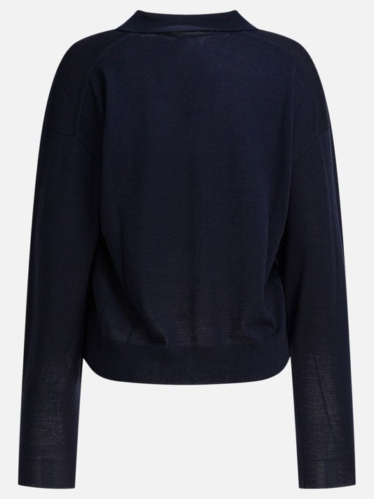 V neck sweaters Solid colour  Blue - Soeur Women | PDP | VIETTI Online Store | 2
