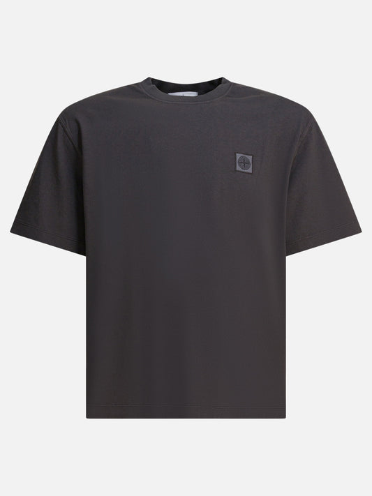 Crewneck t-shirts Logo  Grey - Stone Island Men | PLP | VIETTI Online Store 
