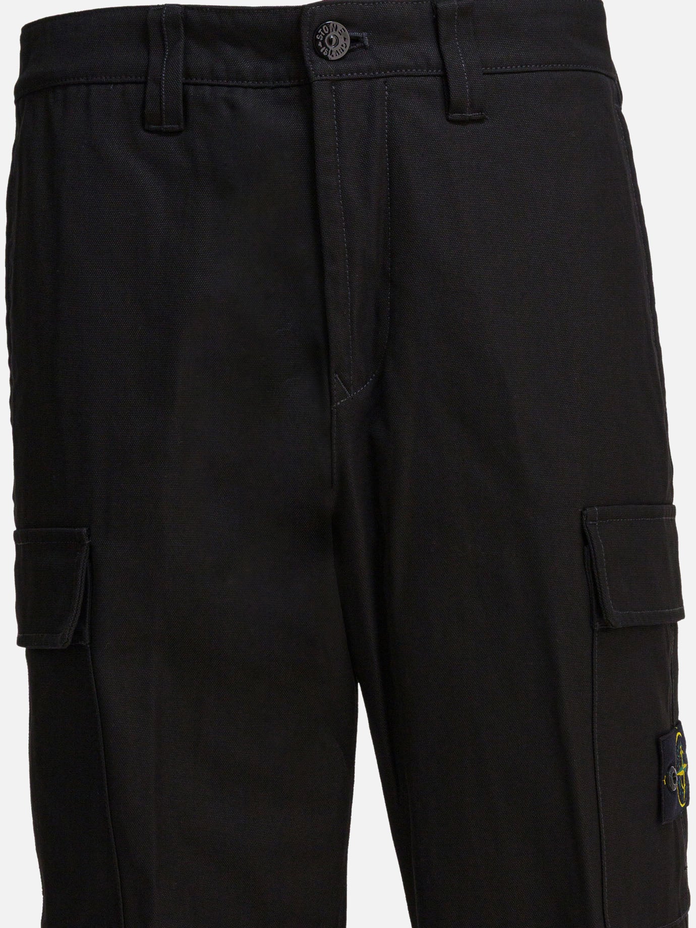 Cargo & parachute trousers Logo  Black - Stone Island Men | PDP | VIETTI Online Store | Zoom-Modal_4
