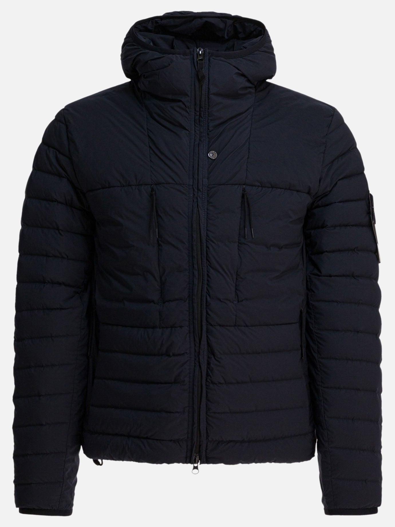 Down jackets Solid colour  Blue - Stone Island Men | PDP | VIETTI Online Store | thumbnail