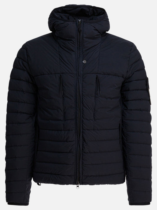 Down jackets Solid colour  Blue - Stone Island Men | PLP | VIETTI Online Store 
