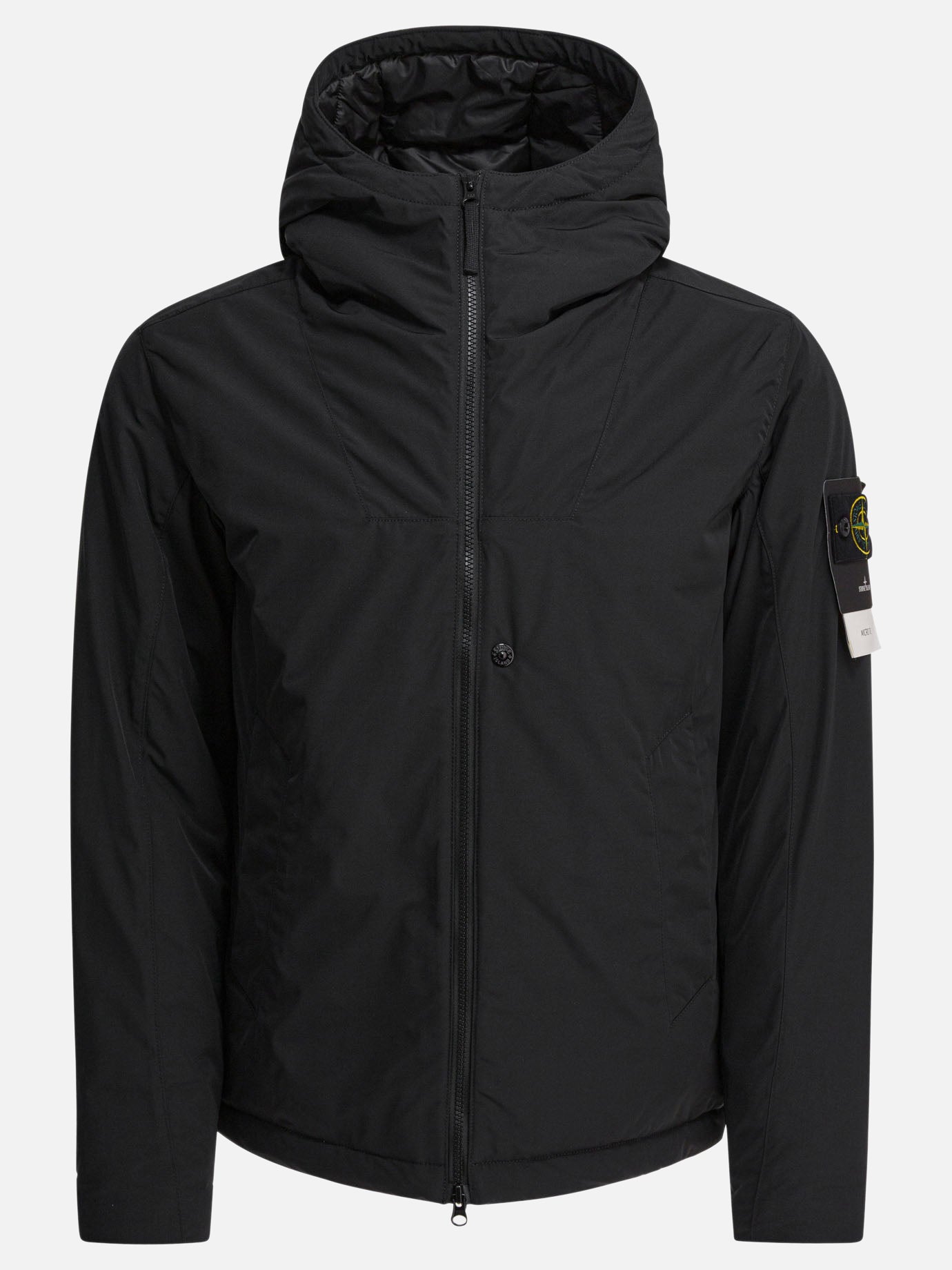 Quilted & Utility Jackets Logo  Black - Stone Island Men | PDP | VIETTI Online Store | Zoom-Modal
