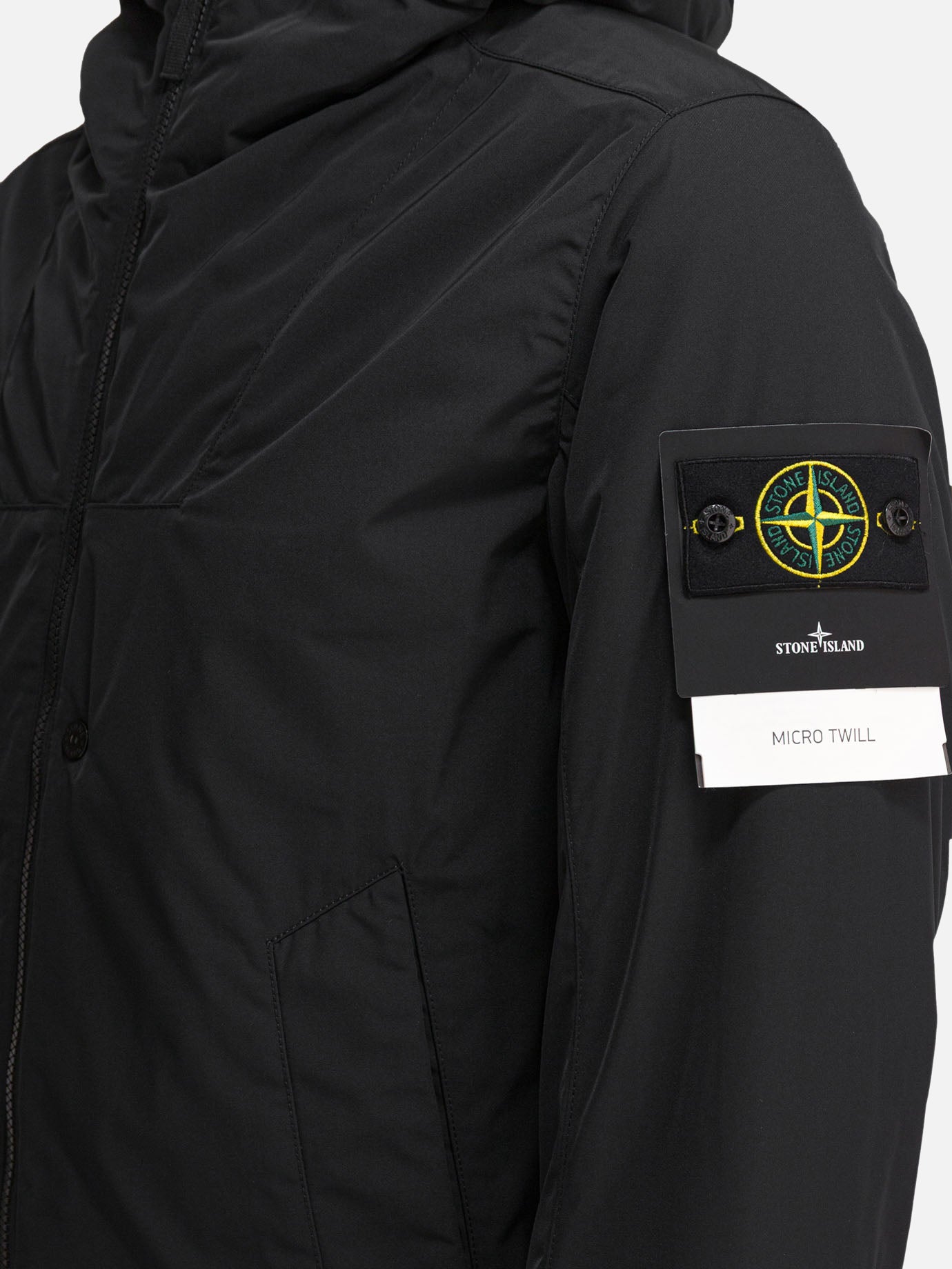 Quilted & Utility Jackets Logo  Black - Stone Island Men | PDP | VIETTI Online Store | Zoom-Modal_4
