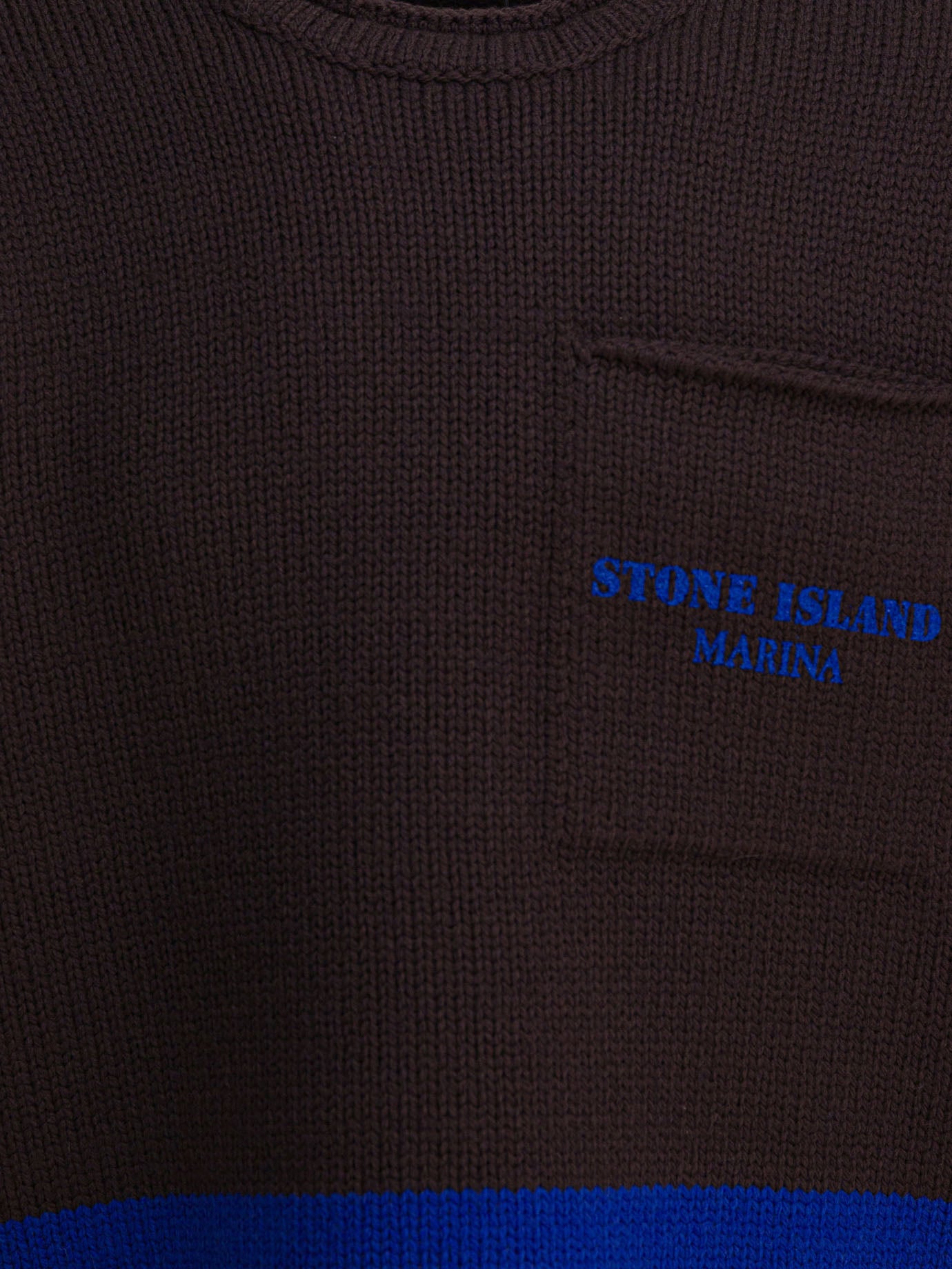 Crewneck sweaters Logo  Brown - Stone Island Men | PDP | VIETTI Online Store | thumbnail_4