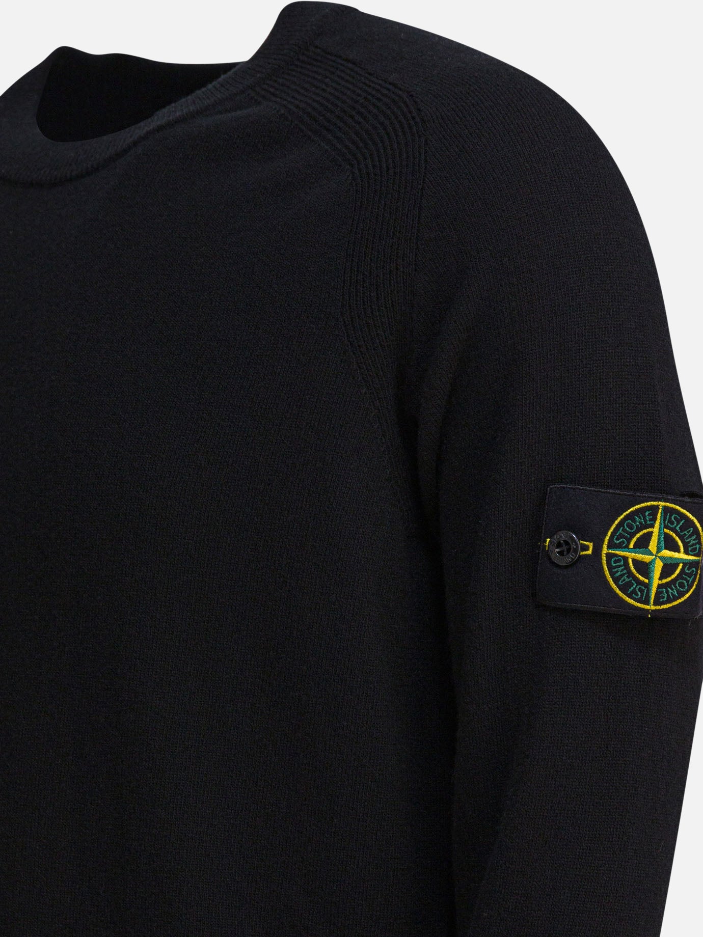 Crewneck sweaters Logo  Black - Stone Island Men | PDP | VIETTI Online Store | thumbnail_2