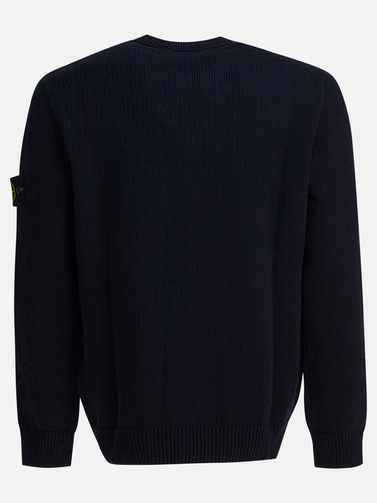 Crewneck sweaters Logo  Blue - Stone Island Men | PDP | VIETTI Online Store | 2
