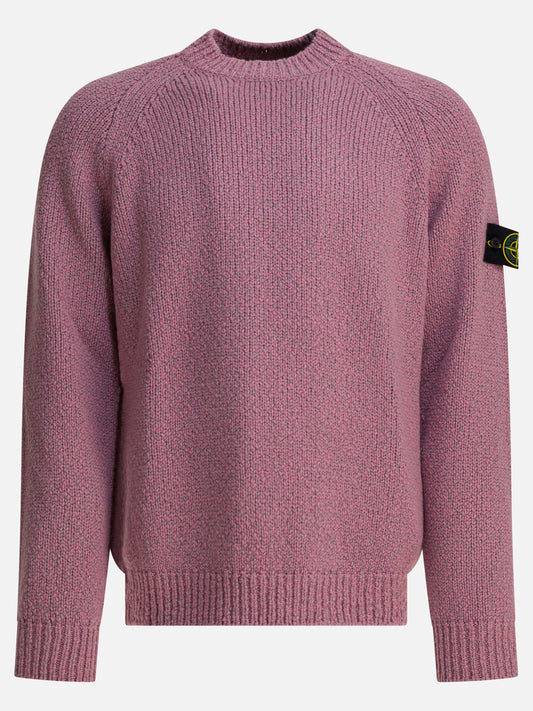 Crewneck sweaters Solid colour  Pink - Stone Island Men | PDP | VIETTI Online Store 
