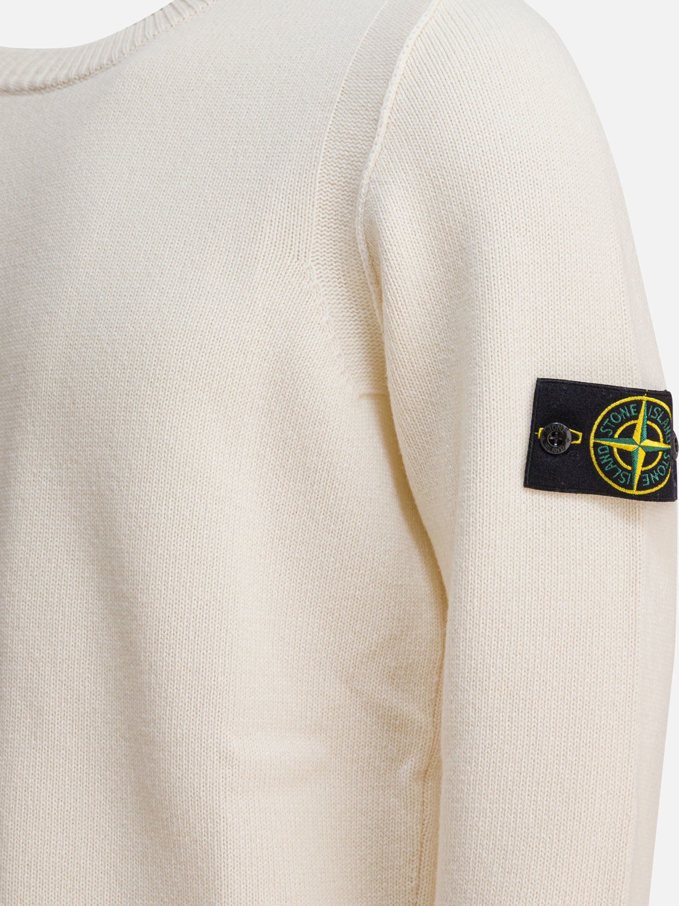 Stone Island Wool crewneck sweater 29432737_M White thumbnail_4