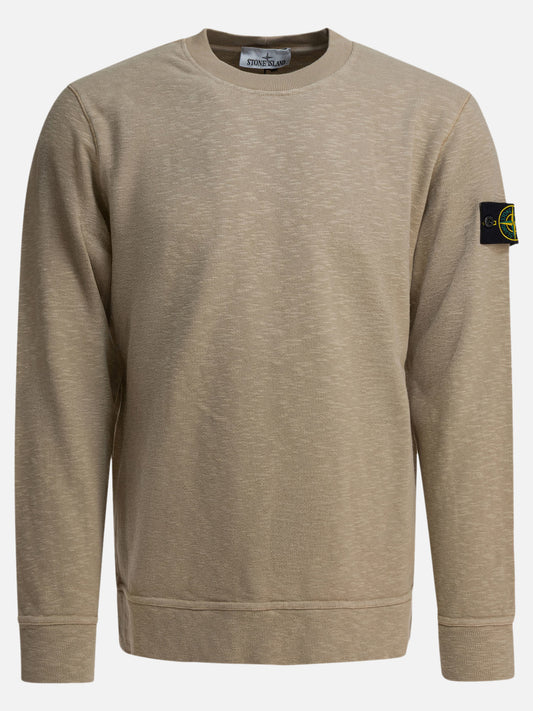 Crewnecks Logo  Beige - Stone Island Men | PDP | VIETTI Online Store 
