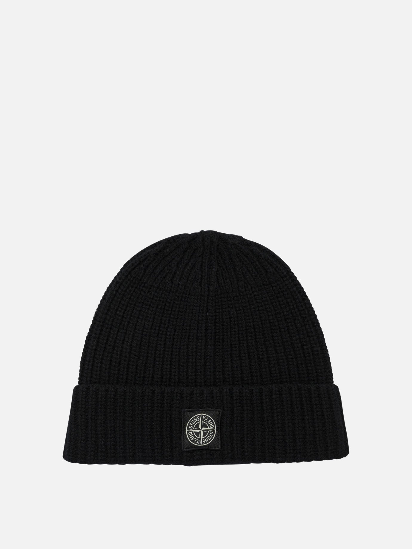 Beanies Logo  Black - Stone Island Men | PDP | VIETTI Online Store | Zoom-Modal

