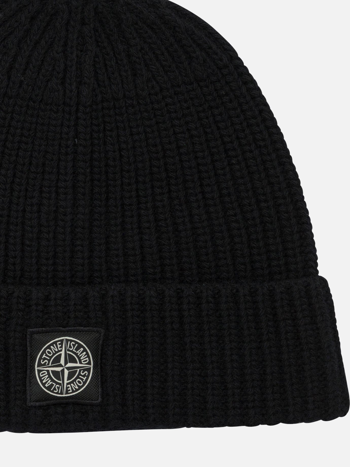 Beanies Logo  Black - Stone Island Men | PDP | VIETTI Online Store | thumbnail_3