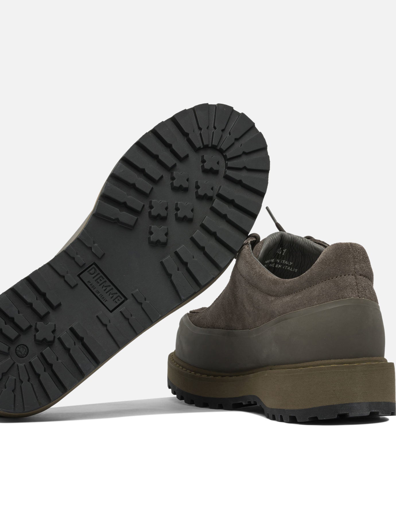 Hiking shoes 100% calf leather - 100% rubber  Green - Stone Island Men | PDP | VIETTI Online Store | thumbnail