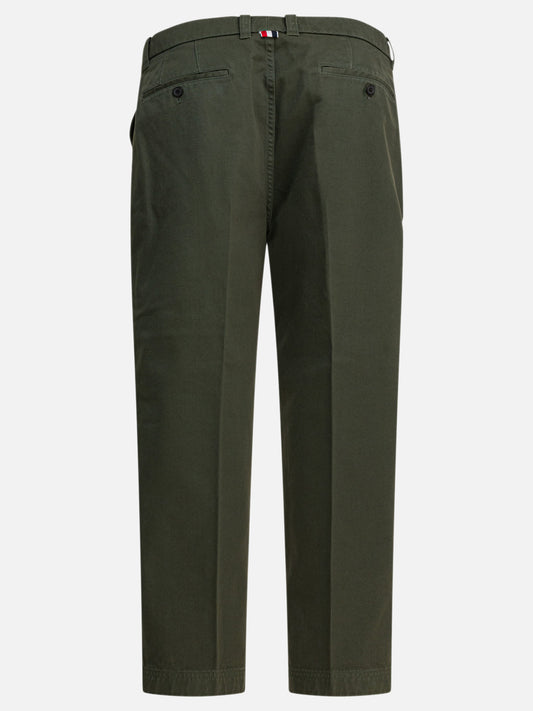 Leisure trousers Solid colour  Green - Thom Browne Men | PLP | VIETTI Online Store | 2

