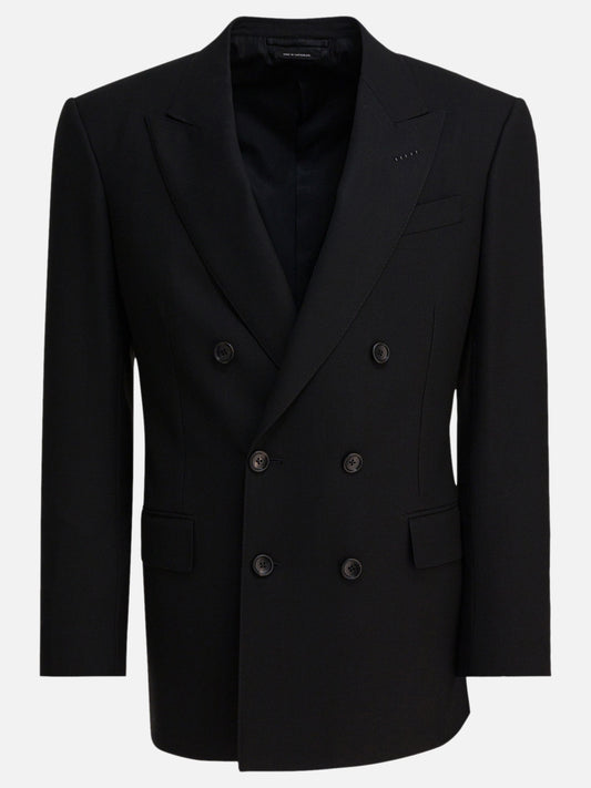 Blazers Solid colour  Black - Tom Ford Men | PDP | VIETTI Online Store 
