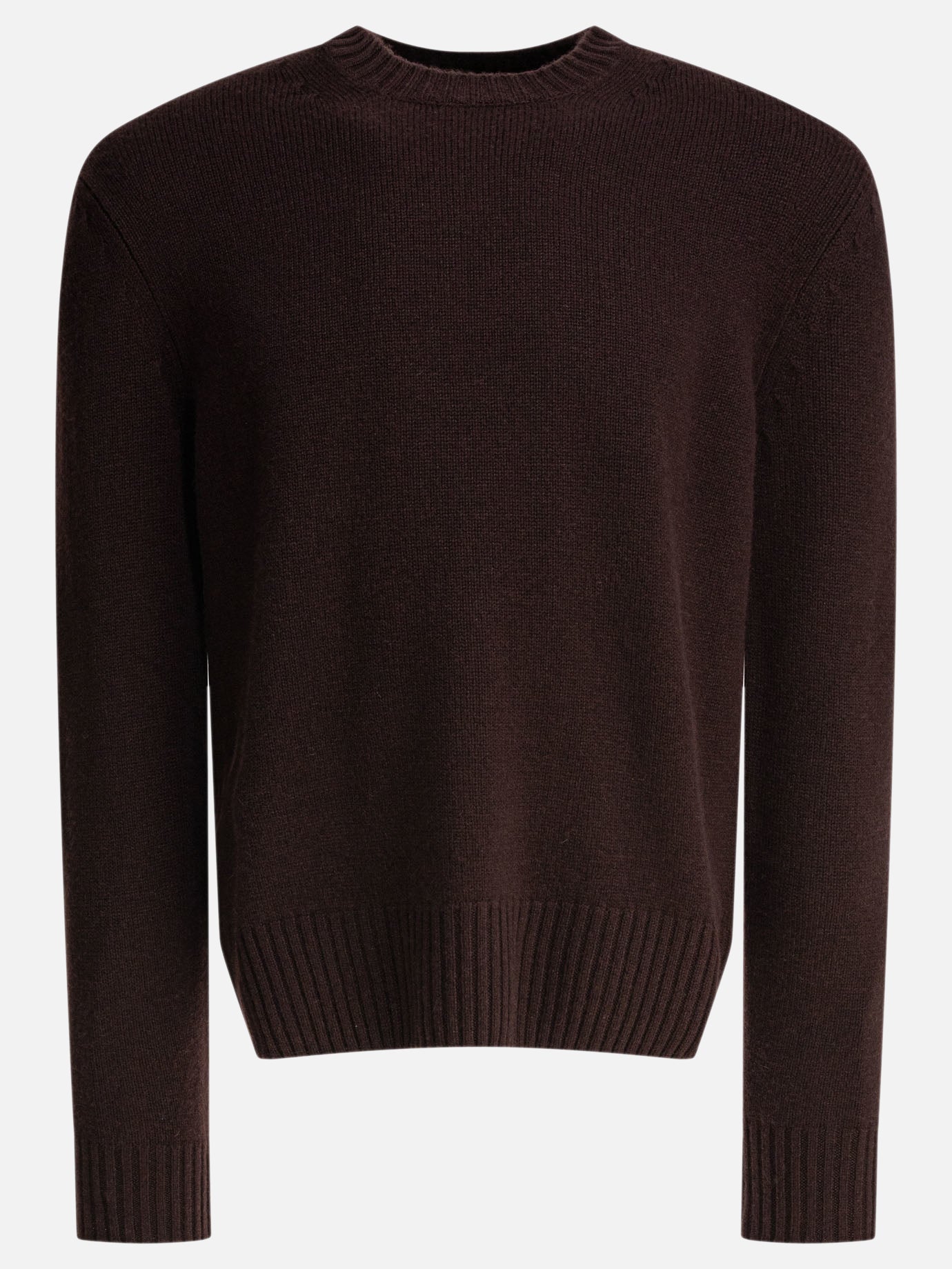 Crewneck sweaters Solid colour  Brown - Tom Ford Men | PDP | VIETTI Online Store | Zoom-Modal
