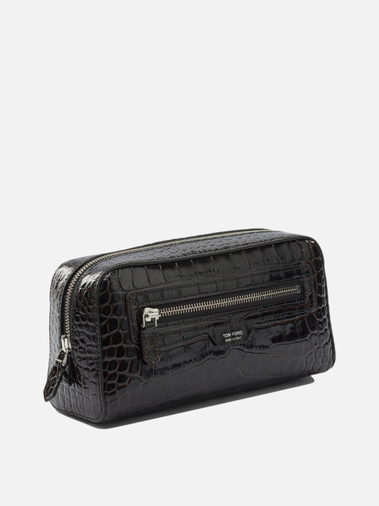 Pouch 100% calf leather  Brown - Tom Ford Men | PDP | VIETTI Online Store | 2

