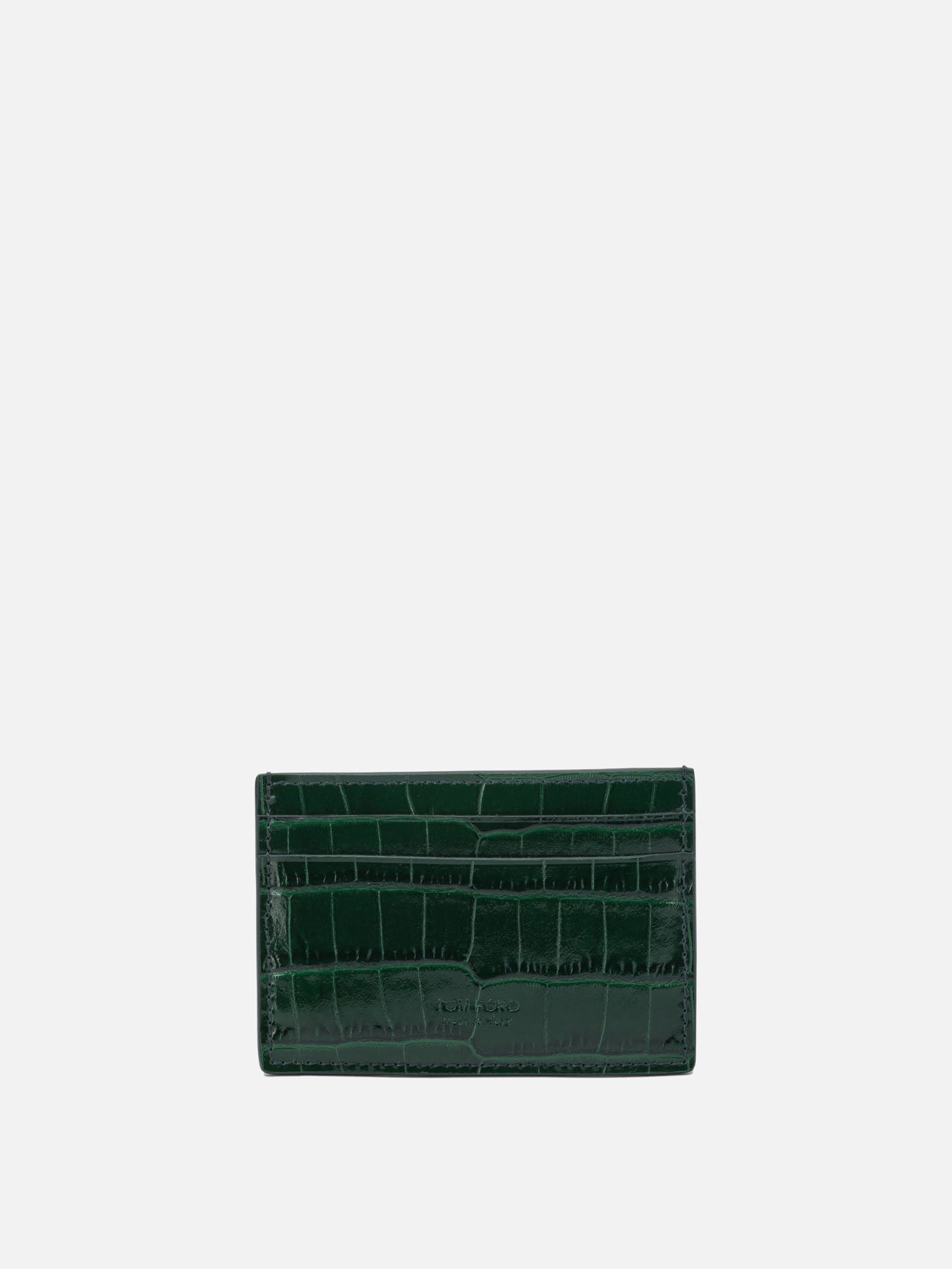 Card holders 100% calf leather  Green - Tom Ford Men | PDP | VIETTI Online Store | thumbnail