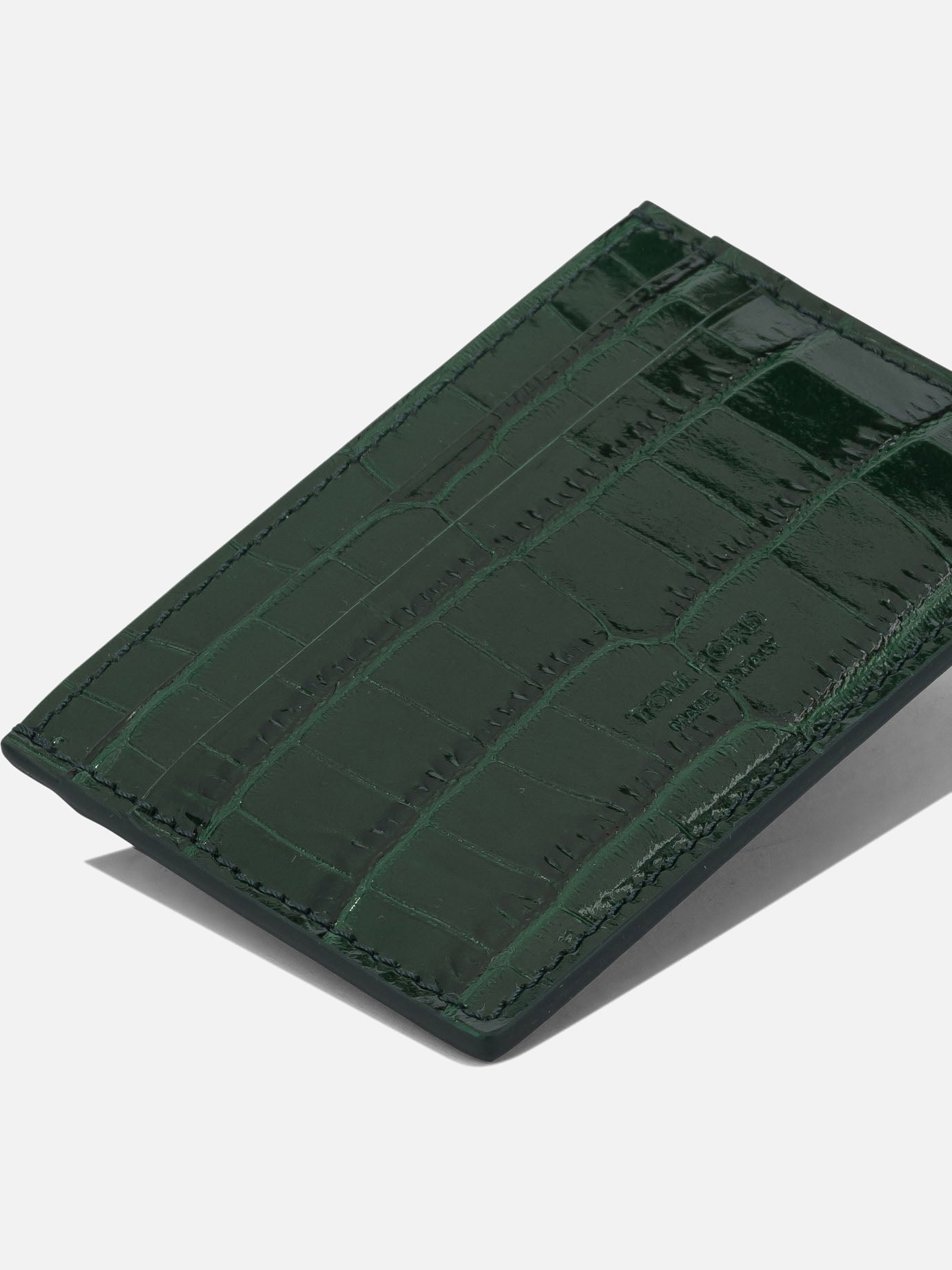 Card holders 100% calf leather  Green - Tom Ford Men | PDP | VIETTI Online Store | thumbnail_4