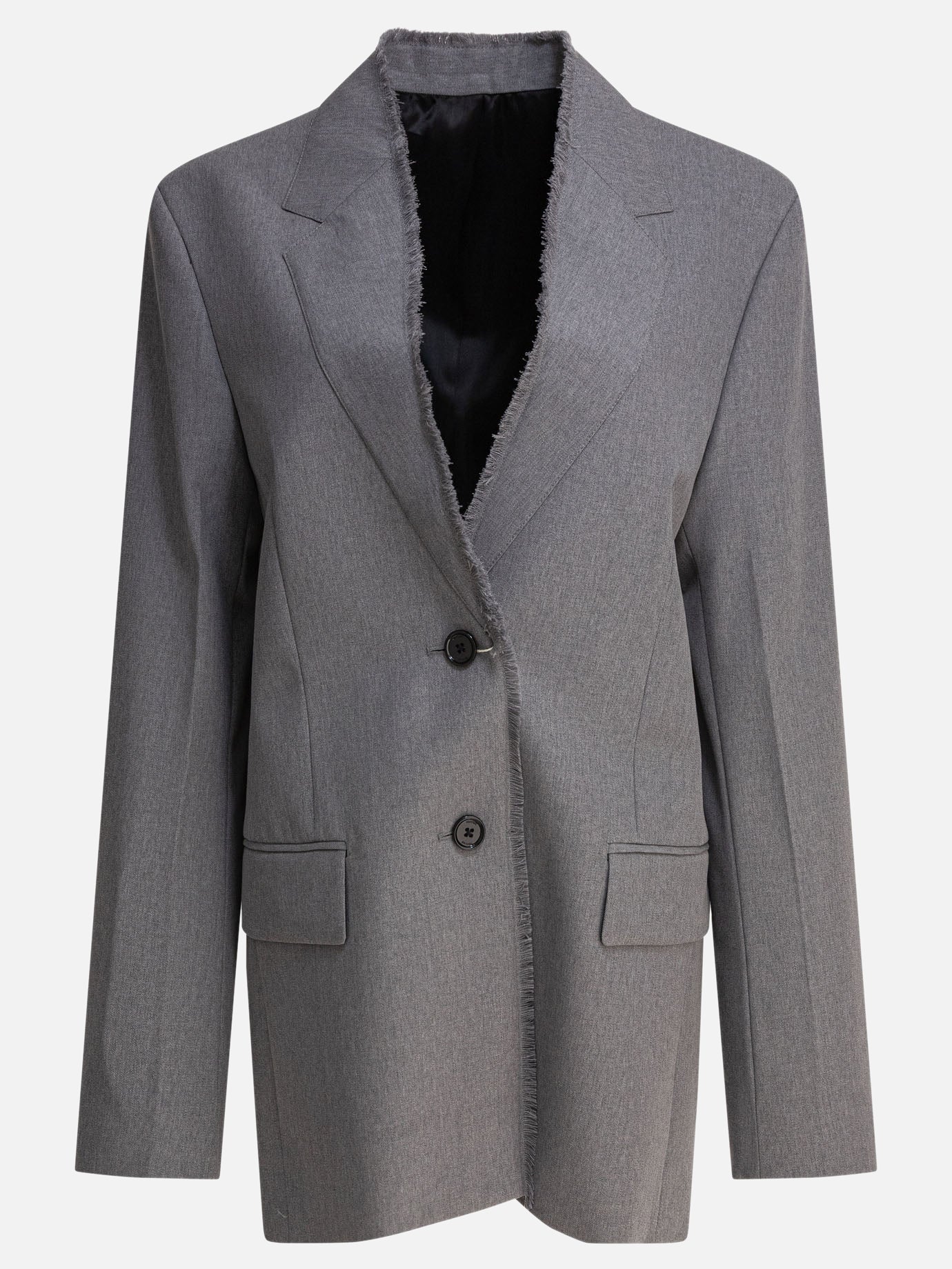 Blazers Solid colour  Grey - Toteme Women | PDP | VIETTI Online Store | thumbnail