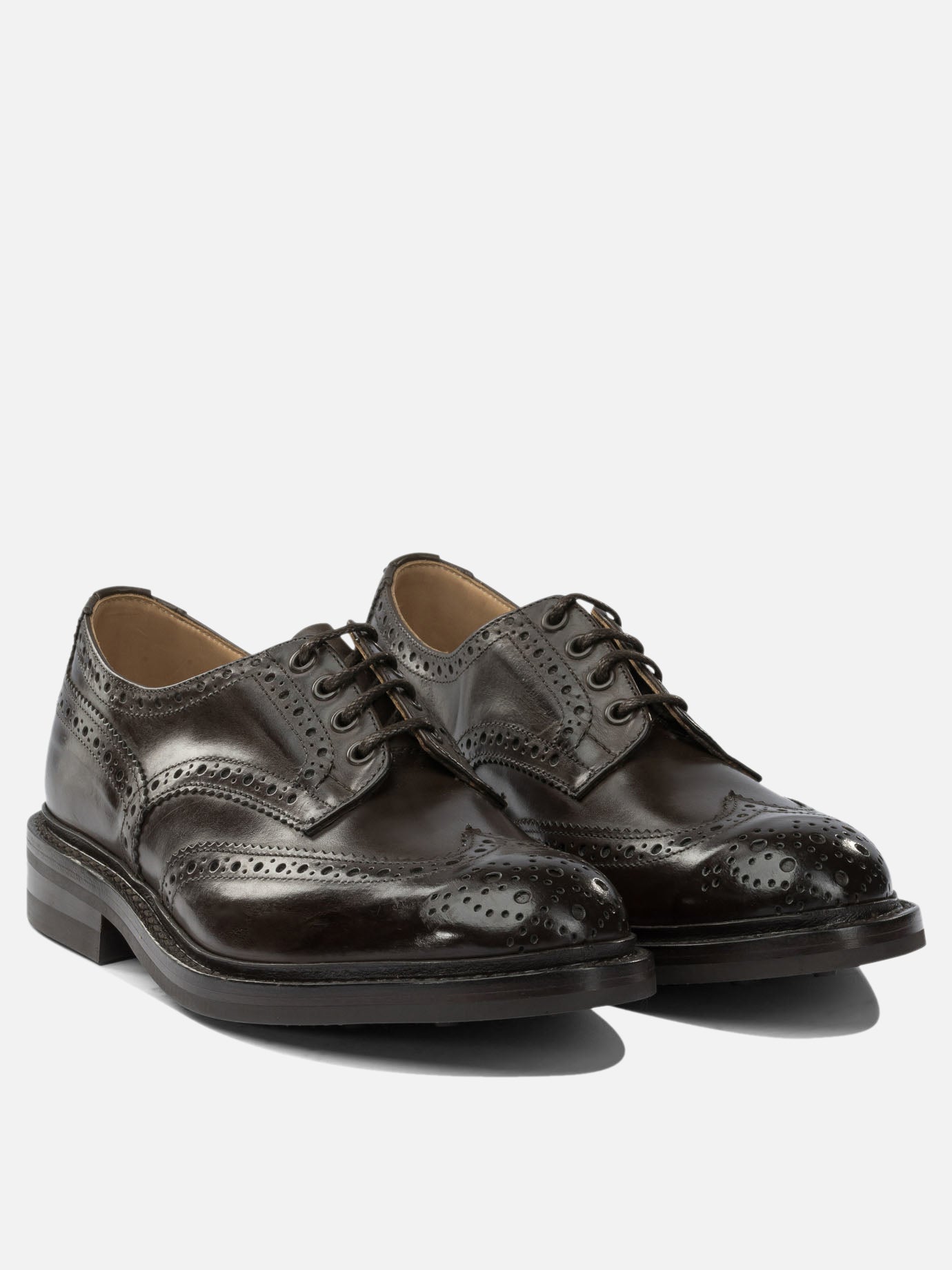Derby 100% leather - 100% rubber  Brown - Tricker&#39;s Men | PDP | VIETTI Online Store | thumbnail_2