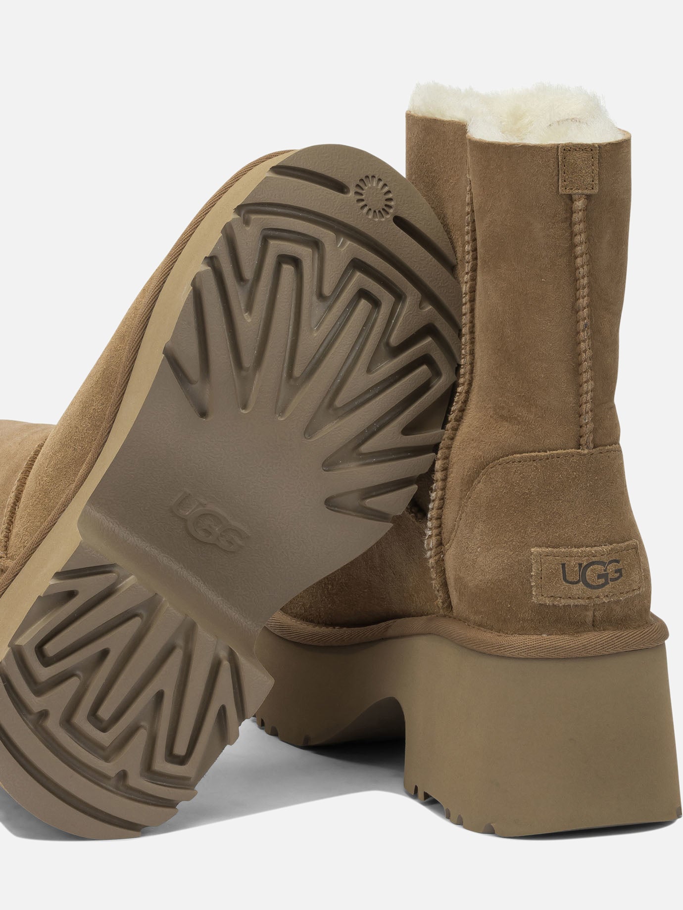 Pull-on boots 100% leather - 100% rubber  Brown - Ugg Women | PDP | VIETTI Online Store | thumbnail_5