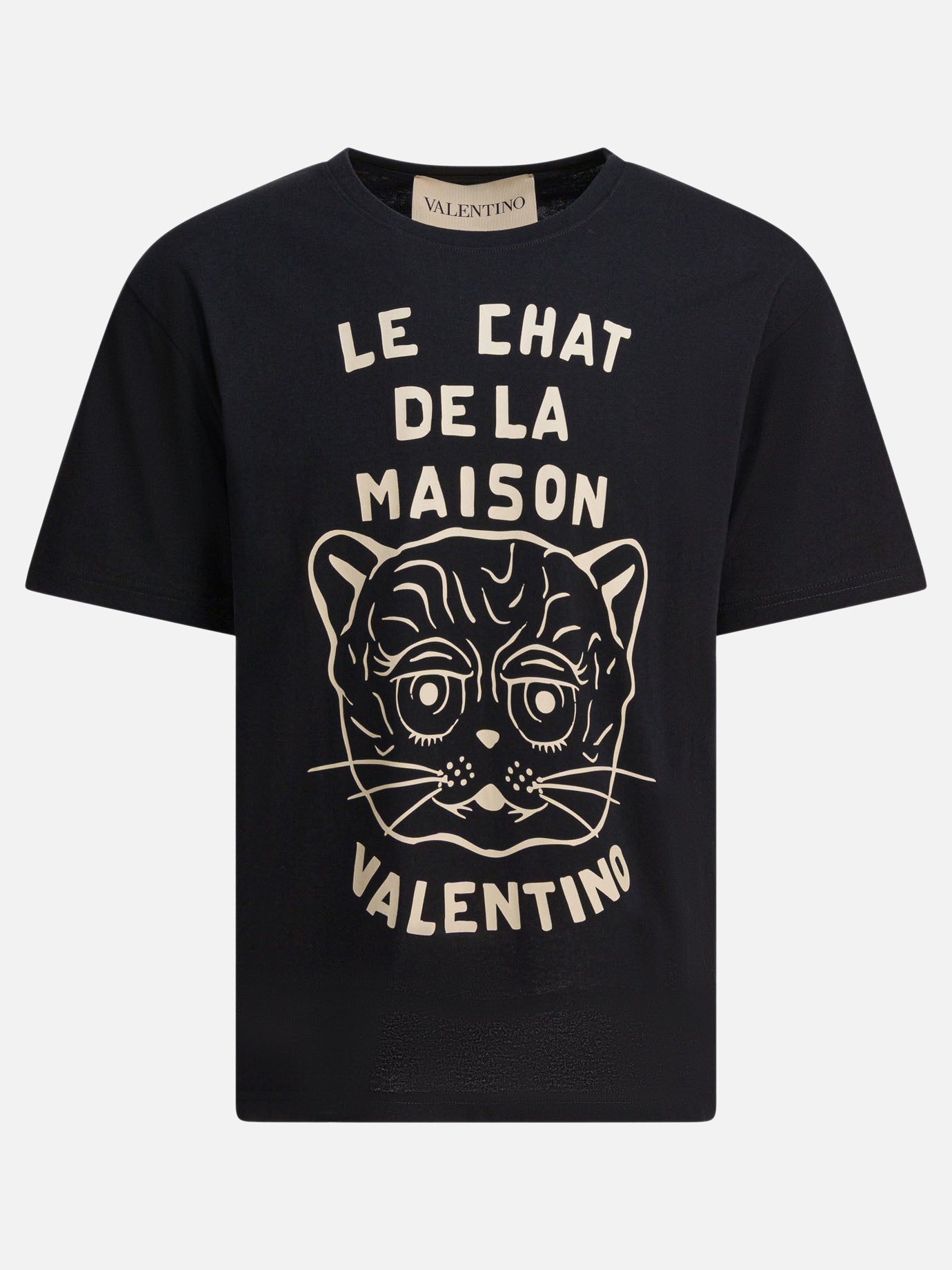 Crewneck t-shirts Graphics  Black - Valentino Men | PDP | VIETTI Online Store | Zoom-Modal
