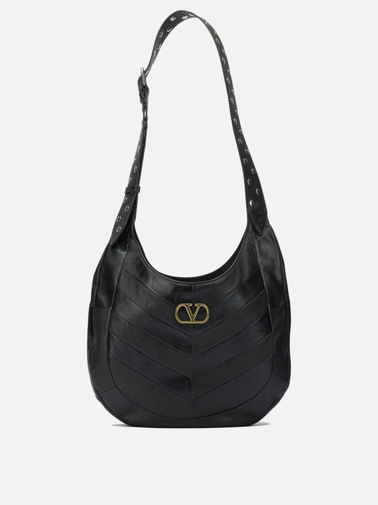 Medium bags 100% lamb leather  Black - Valentino Garavani Women | PLP | VIETTI Online Store 
