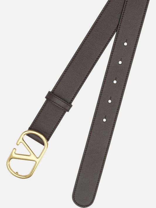 Leather belts 100% leather  Brown - Valentino Garavani Women | PDP | VIETTI Online Store | 2
