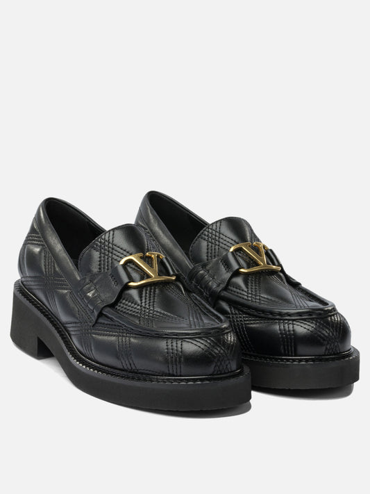Loafers 100% leather - 100% rubber  Black - Valentino Garavani Women | PDP | VIETTI Online Store | 2
