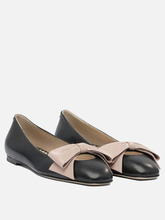 Classic ballet flats 100% leather - 100% leather  Black - Valentino Garavani Women | PDP | VIETTI Online Store | 2

