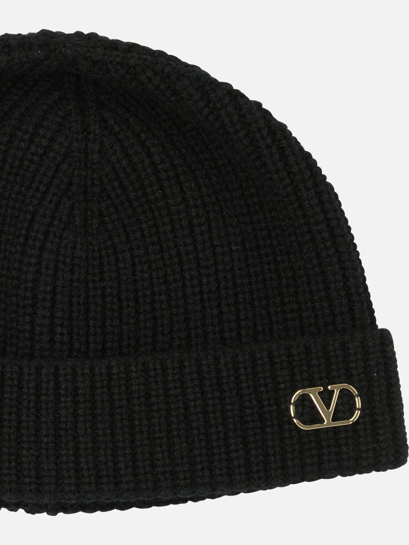 Beanies 100% cashmere  Black - Valentino Garavani Men | PDP | VIETTI Online Store | Zoom-Modal_3
