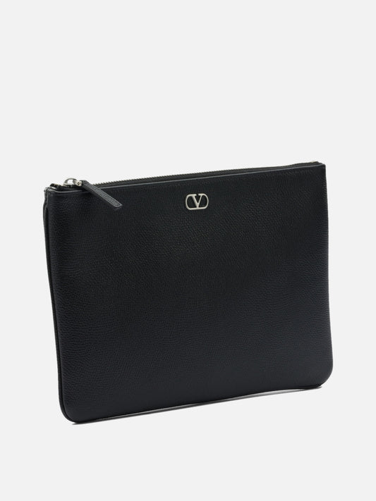 Pouch 100% leather  Black - Valentino Garavani Men | PDP | VIETTI Online Store | 2
