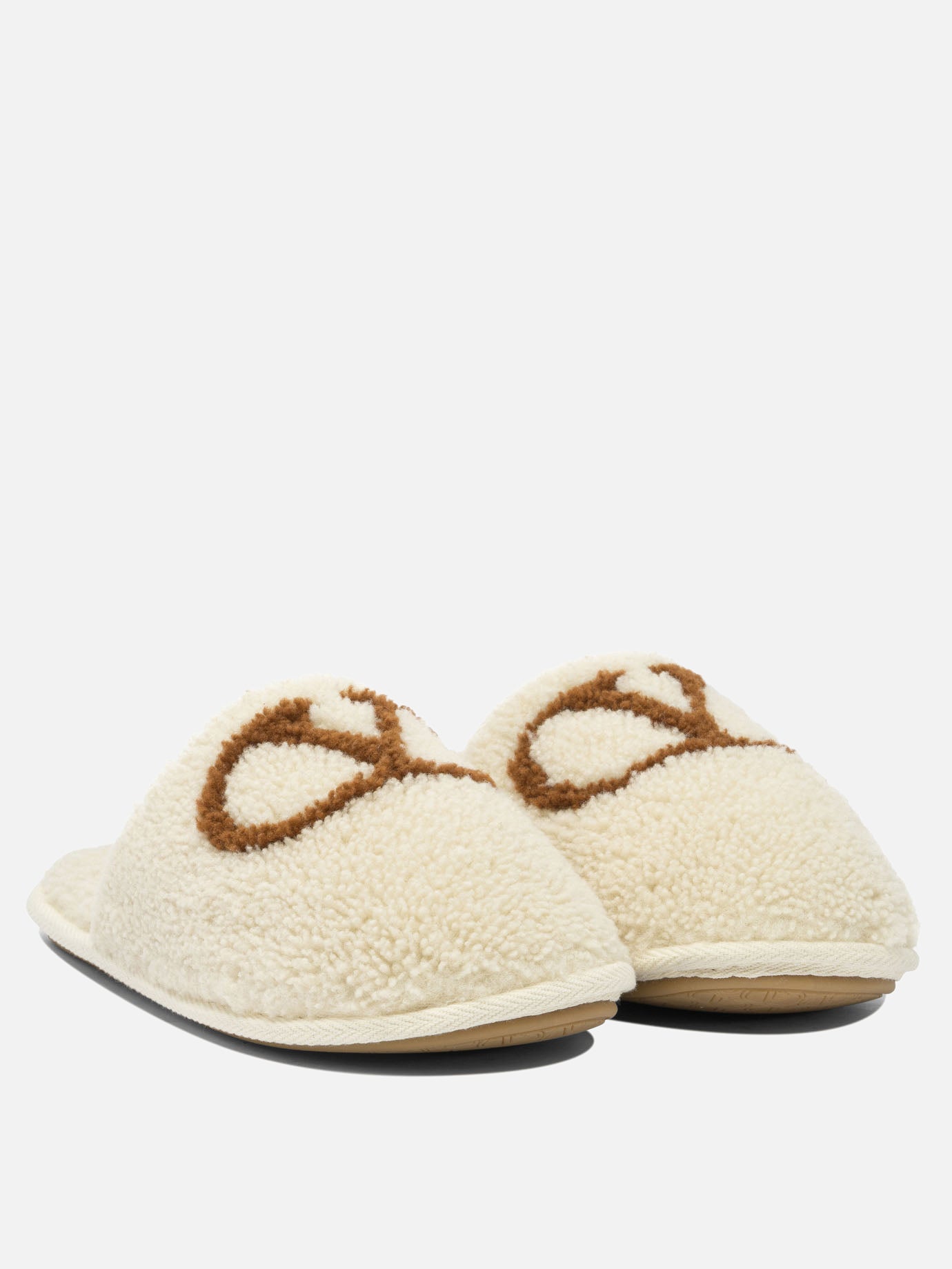 Slides 100% polyester - 100% rubber  Beige - Valentino Garavani Men | PDP | VIETTI Online Store | Zoom-Modal_2
